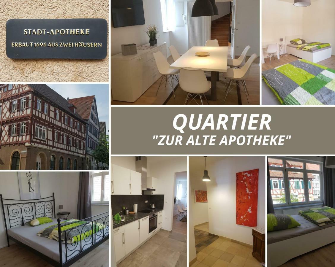 Quartier "Zur Alten Apotheke" Brackenheim Eksteriør bilde